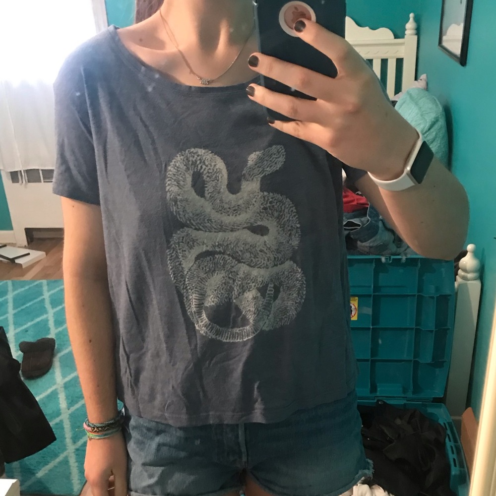 Snake Print T Shirt